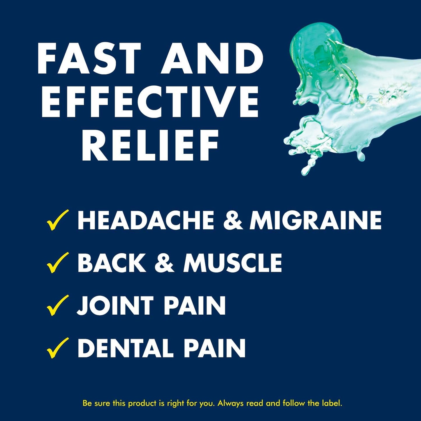 Advil Extra Strength Ibuprofen Pain Relief Liquid-Gels, Fast Acting Pain Relief for Migraine, Back, Neck, Joint, and Muscle Relief, 400mg (12 Count)