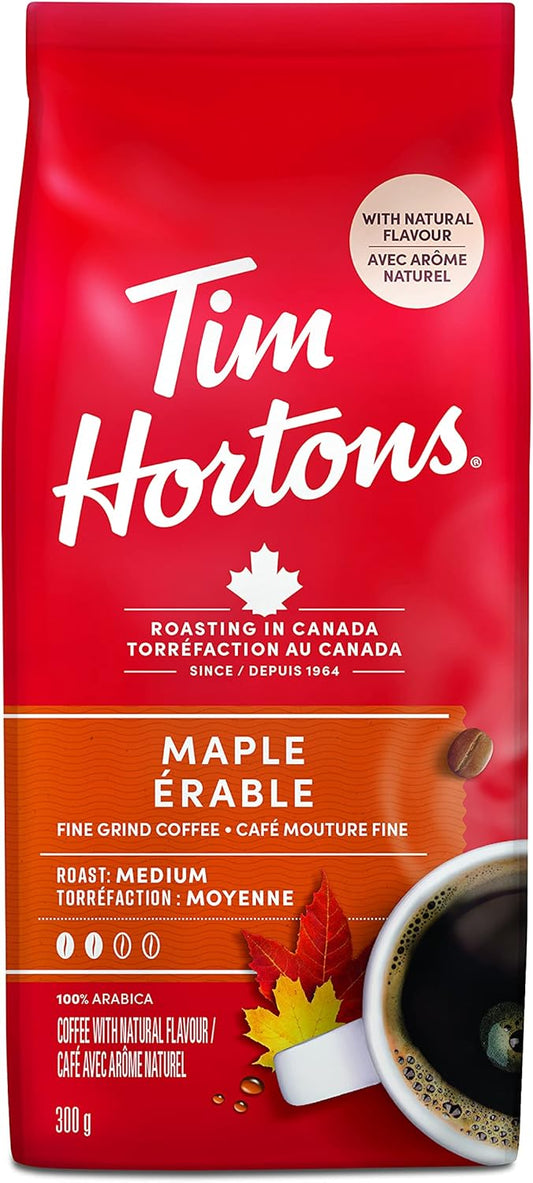 Tim Hortons 枫糖细磨咖啡,中度烘焙,300克/袋