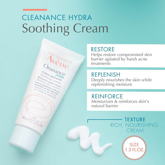 Eau Thermale Avene Clean-Ac Soothing Cream, 1.3 Fl Oz