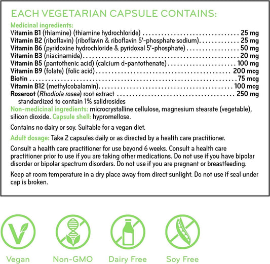 SISU B Calm,含 250 毫克红景天 120 VC(1 包)