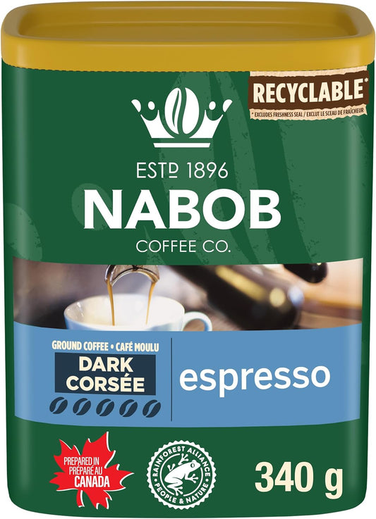 Nabob 深烘焙濃縮咖啡粉,340克罐裝