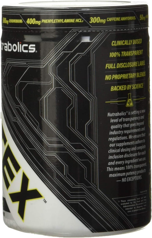 NUTRABOLICS Semtex 60 Caps - Weight Loss Supplement & Energy Booster, Strong Fat Burning Formula, Thermogenic Pre Workout,