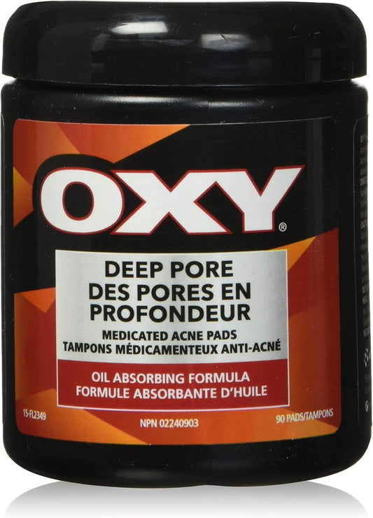 OXY Deep Pore Cleansing Acne Pads | OXY Emergency Acne Vanishing Facial Cleanser