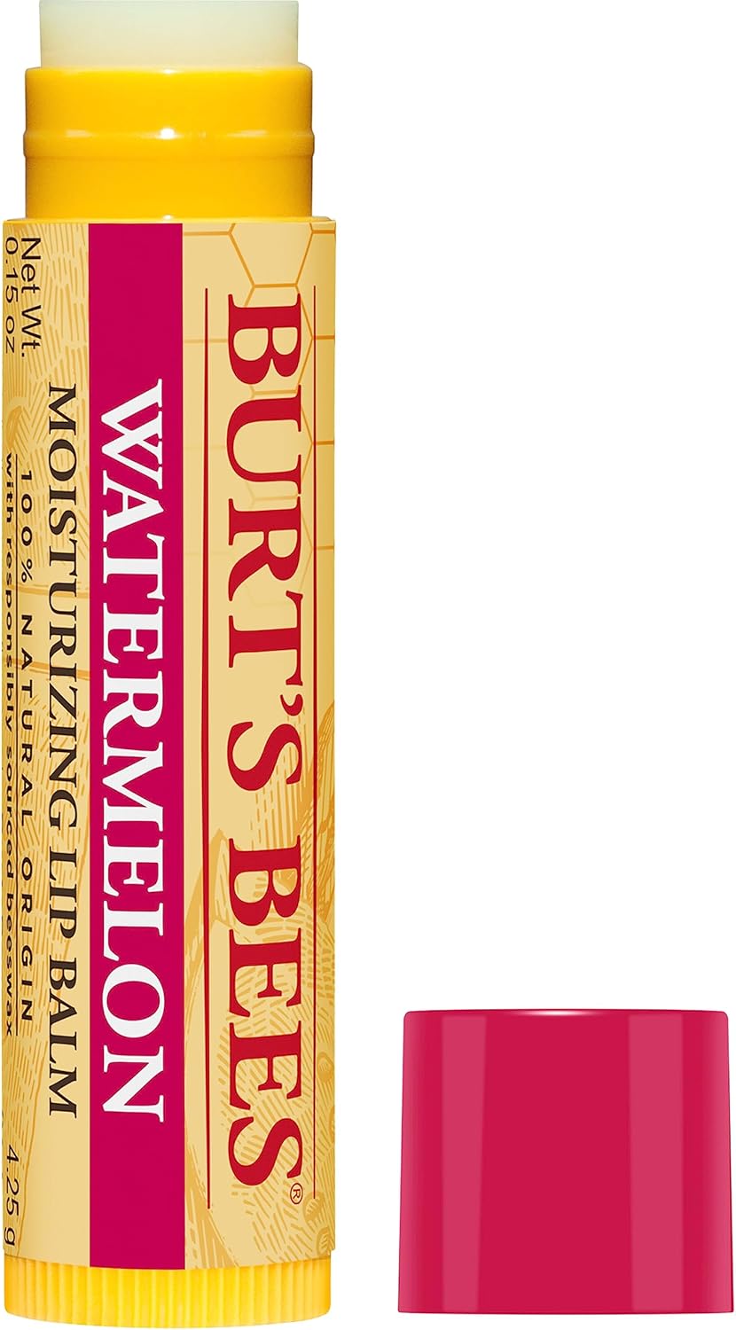Burts Bees 西瓜保濕唇膏,男女通用 - 0.15 盎司
