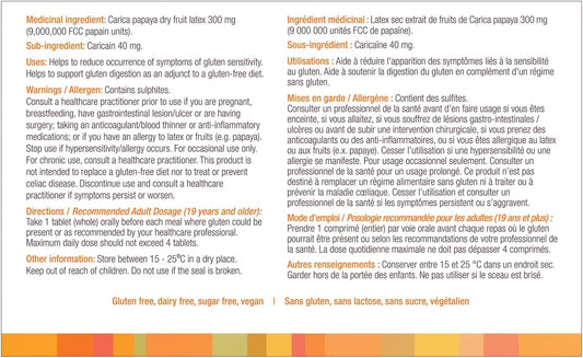 GluteGuard 腸溶片 - 30 片 - 有助於分解麩質;預防意外攝取麩質引起的症狀