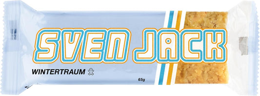 SvenJack Vegan Oat Bar Winterdream - 20 × 65g - High‑Fibre, Low‑Sugar, Gluten‑Free Oatmeal Energy Snack with Seasonal Spices (Apple, Ginger, Cinnamon)