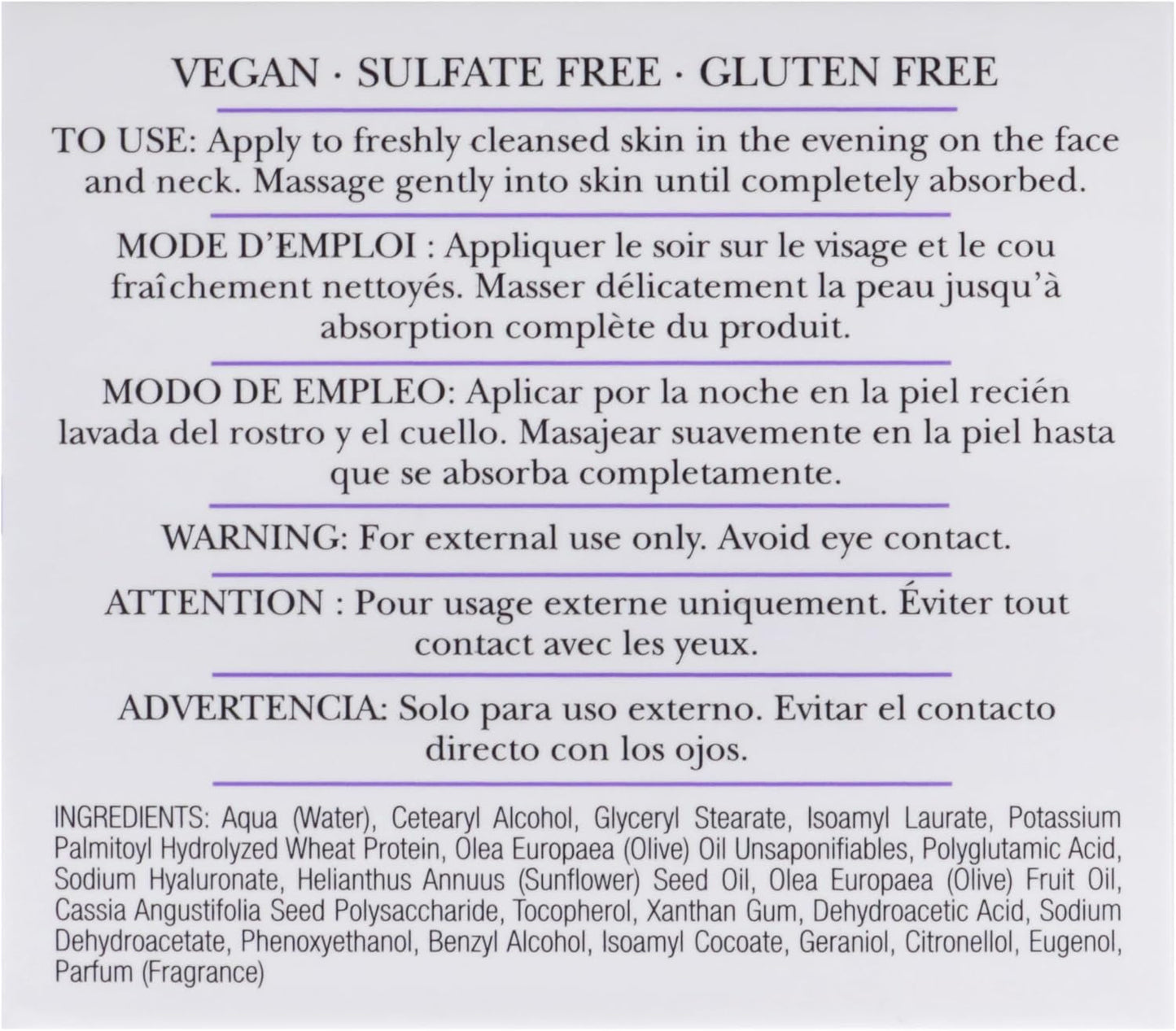 Now Beauty 聚谷氨酸乳霜 男女通用 1.7 盎司