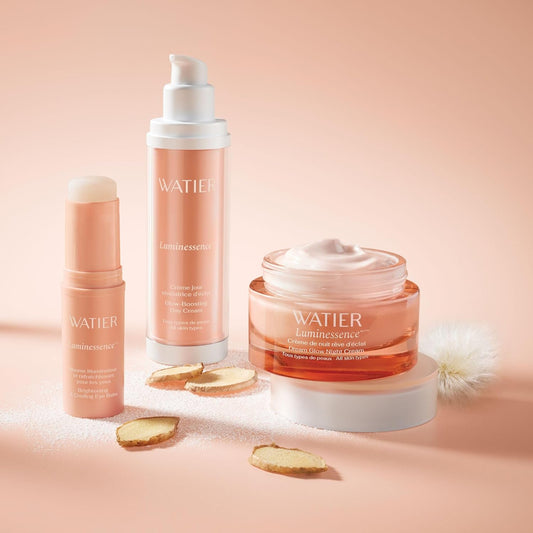 Watier Luminessence Dream Glow 晚霜,含加拿大人參和勝肽,煥發光彩和再生護膚品,乳霜配方,純素,無油,不含防腐劑,50 毫升