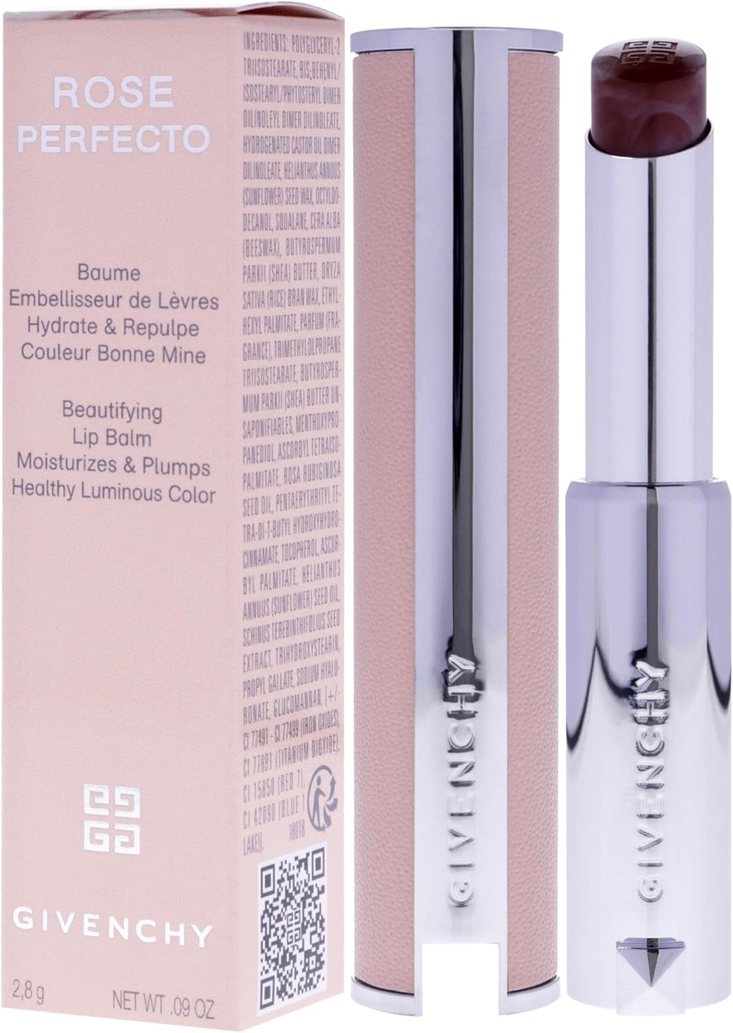 Givenchy 玫瑰完美美化潤唇膏 - 501 辣棕色潤唇膏 女士 0.09 盎司