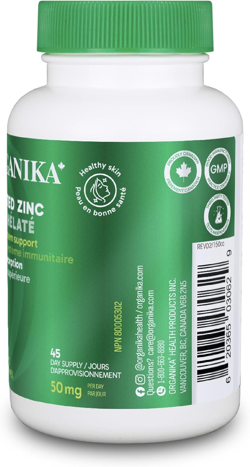 Organika 螯合鋅 45 片