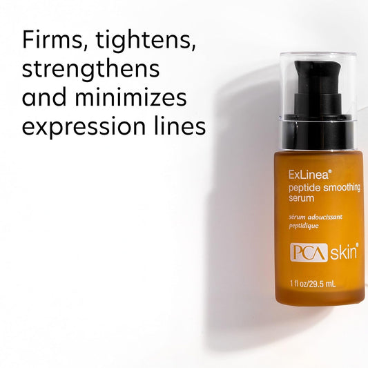 PCA Skin ExLinea Peptide Smoothing Serum, Targeted Neuropeptide Spot Treatment to Firm Aging Skin, 1 fluid ounce