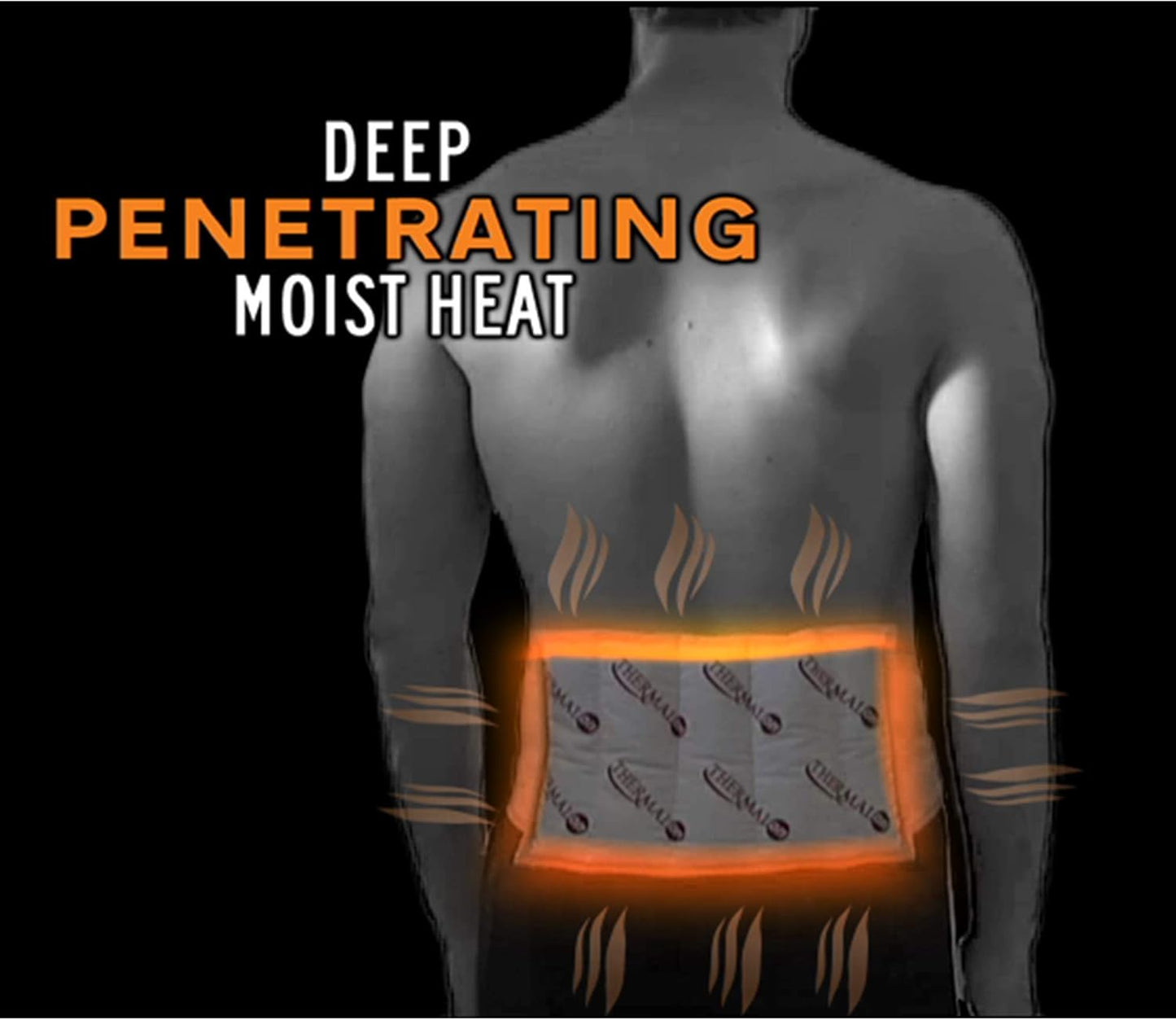 Thermalon 濕熱敷帶,微波激活,深層滲透,緩解疼痛,1 片