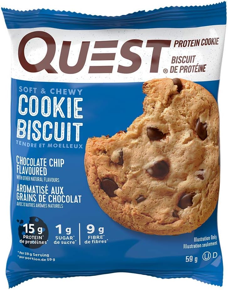 Quest Nutrition Chocolate Chip Protein Cookies (12ct) + Quest Nutrition Peanut Butter Cups (12ct)