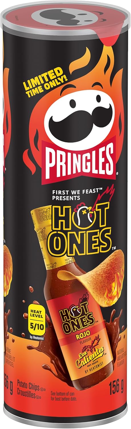 Pringles® Hot Ones 洛斯卡连特斯红薯味薯片 156 克