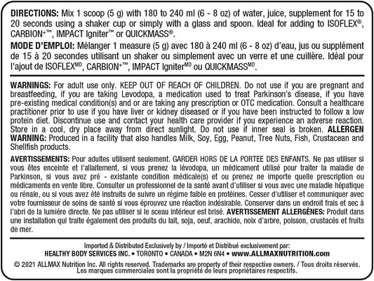 ALLMAX Nutrition - BCAA 2:1:1-100% Pure Pharmaceutical Grade - Micronized Branched Chain Amino Acids - Gluten-Free, 400 Gram
