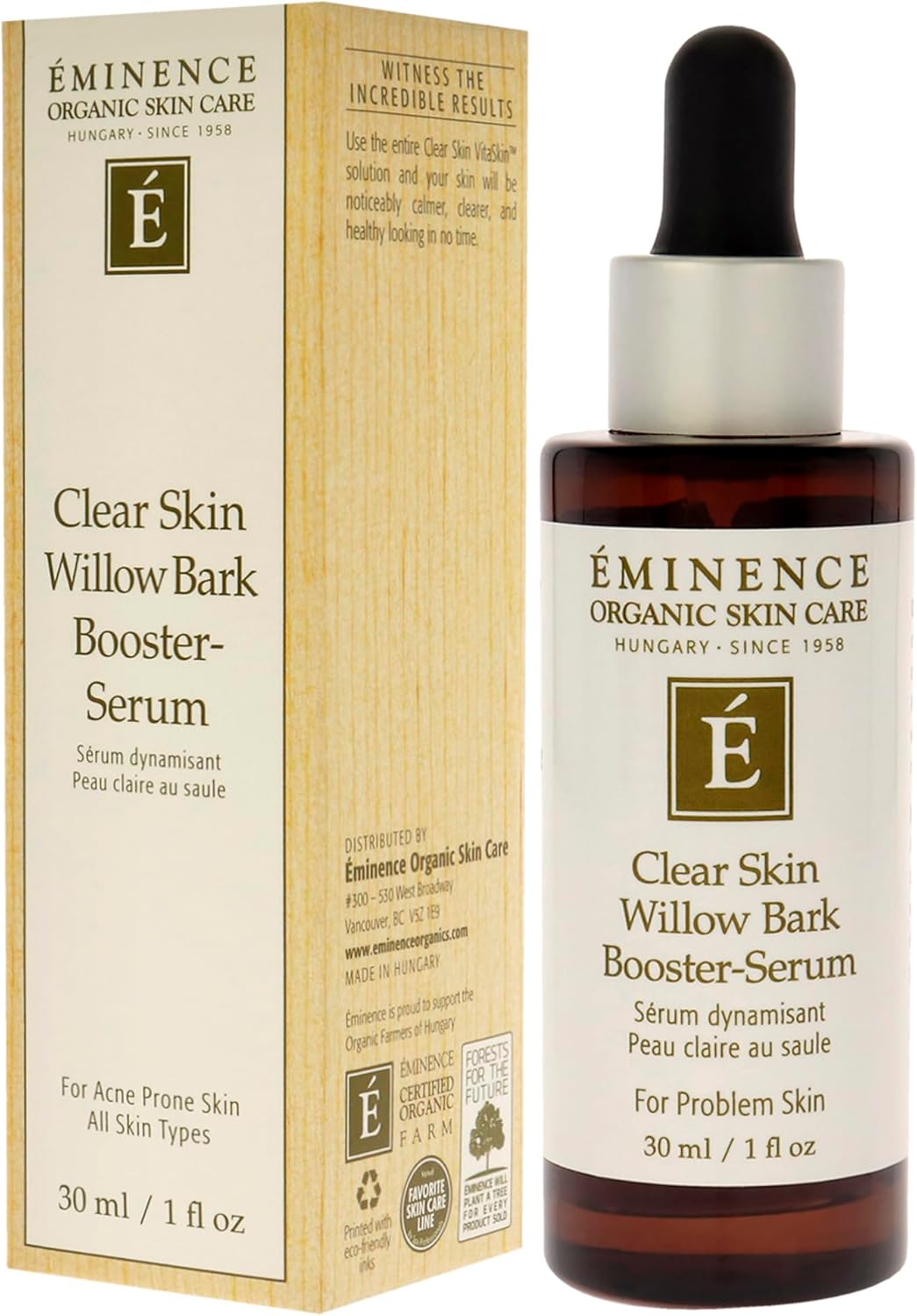 Eminence Clear Skin Willow Bark Booster-Serum Serum Unisex-1 oz