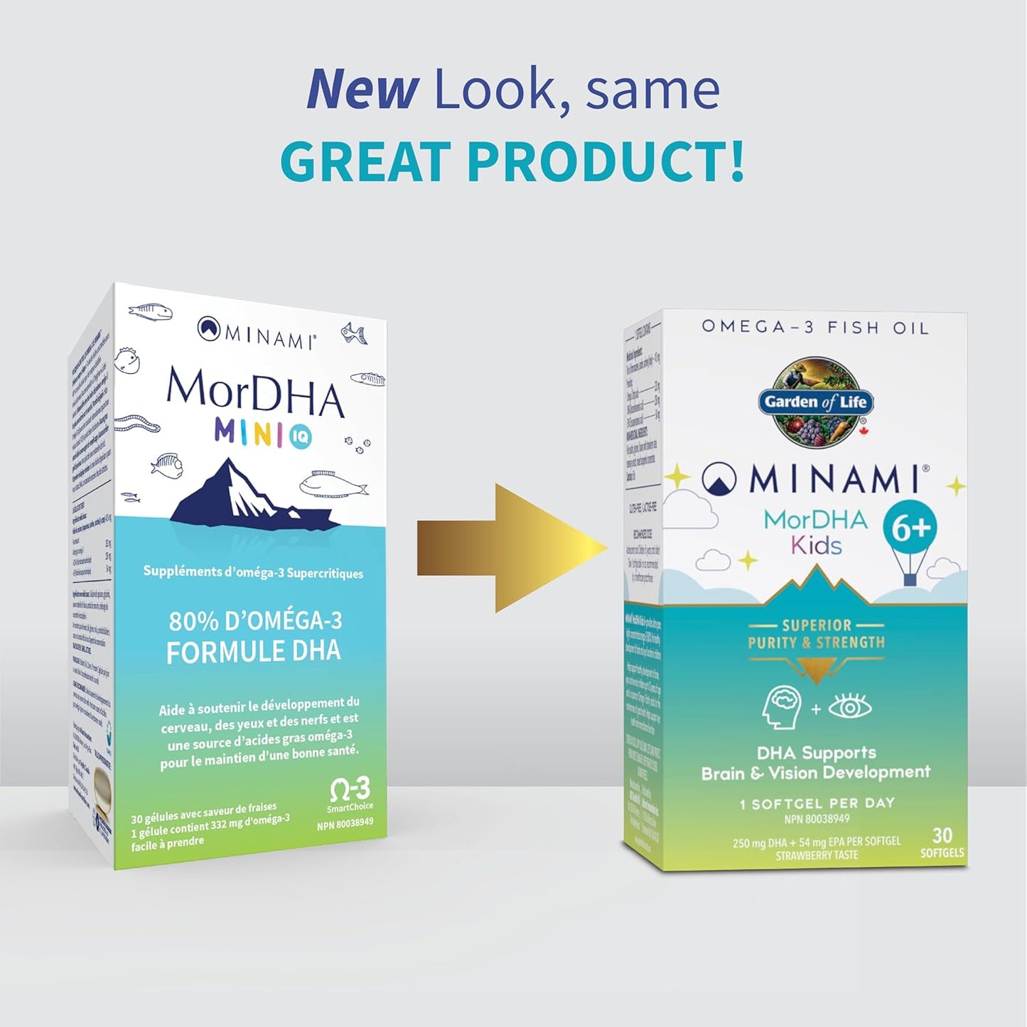 Minami MorDha Mini I.Q. 軟膠囊,30 粒,草莓口味