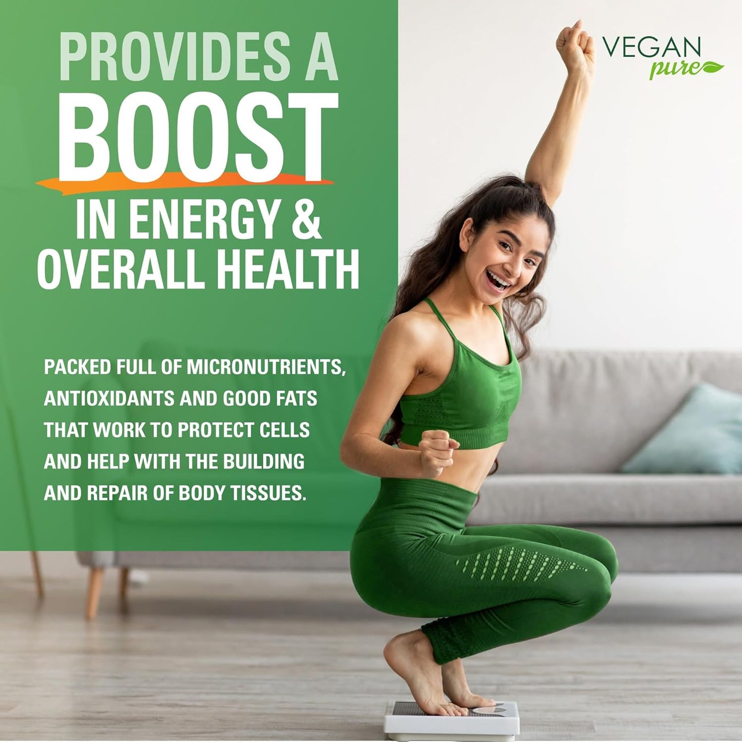 純素純酮綠葉蔬菜,含 MCT 和益生菌 - 香草味,15 種超級食物,22 種維生素,營養豐富的混合物,水果、綠葉蔬菜和蔬菜,0 克糖,無麩質 - 24 份