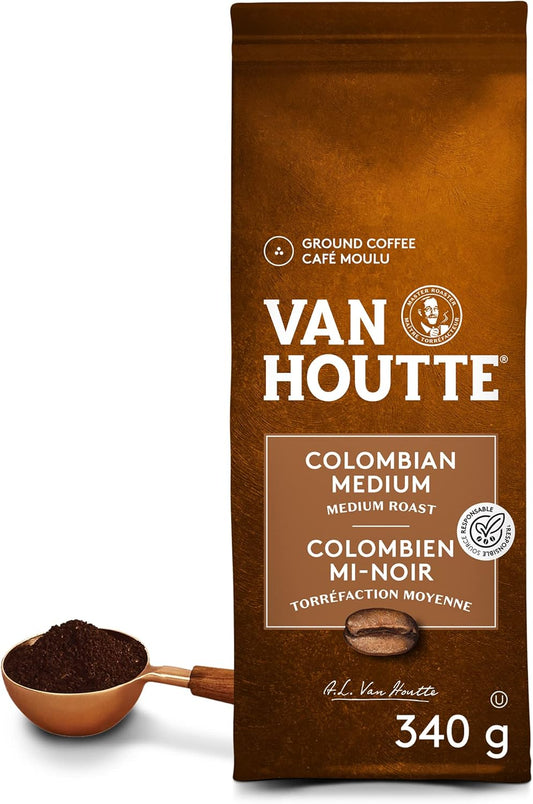 Van Houtte 哥倫比亞中研磨咖啡,340 克,可與 Keurig 咖啡機一起使用