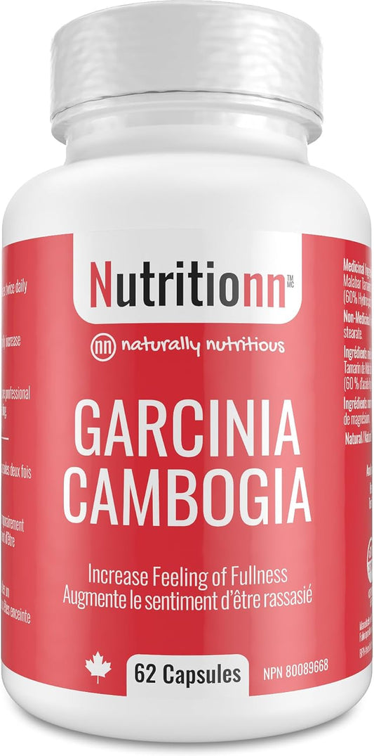 Garcinia Cambogia by Nutritionn - Capsules With HCA - Premium Natural Health Supplement