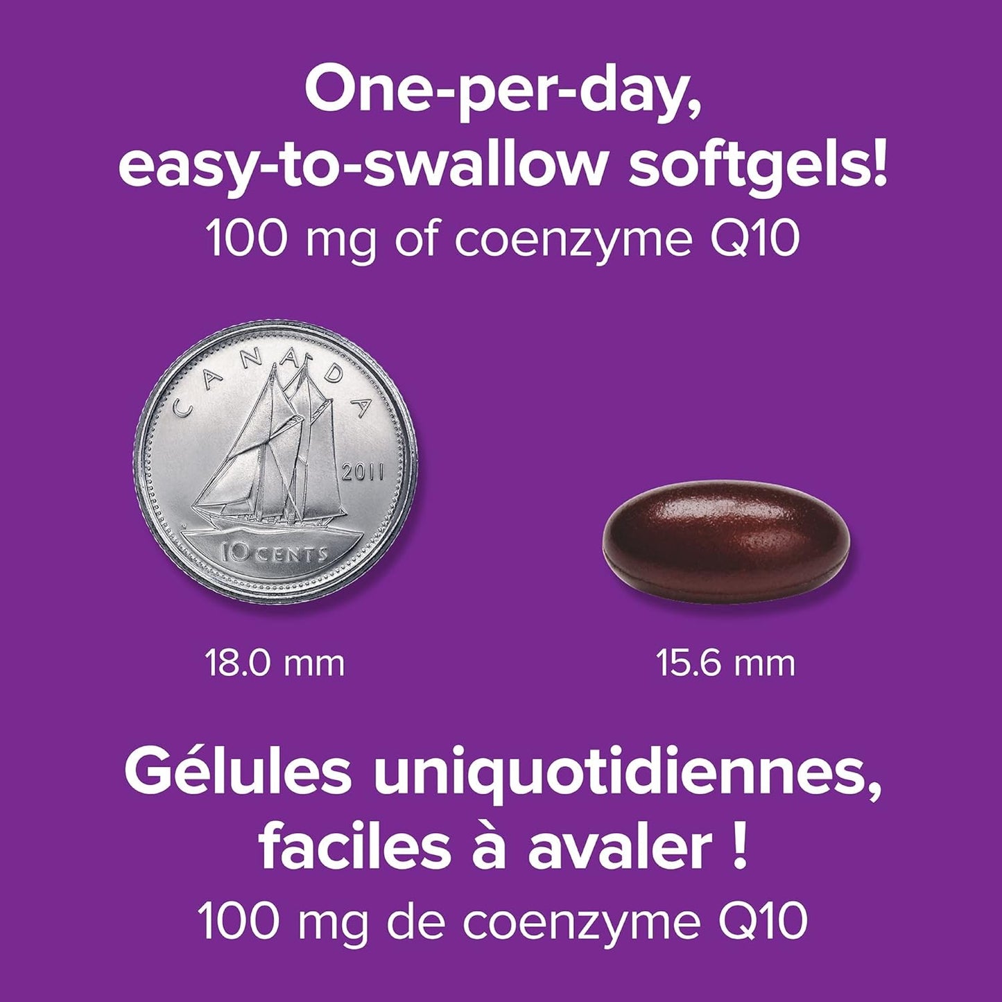 Webber Naturals 輔酶 Q10 (CoQ10) 100 毫克,60 粒軟膠囊,高效抗氧化劑,有益於心臟健康、促進細胞能量生成和緩解偏頭痛