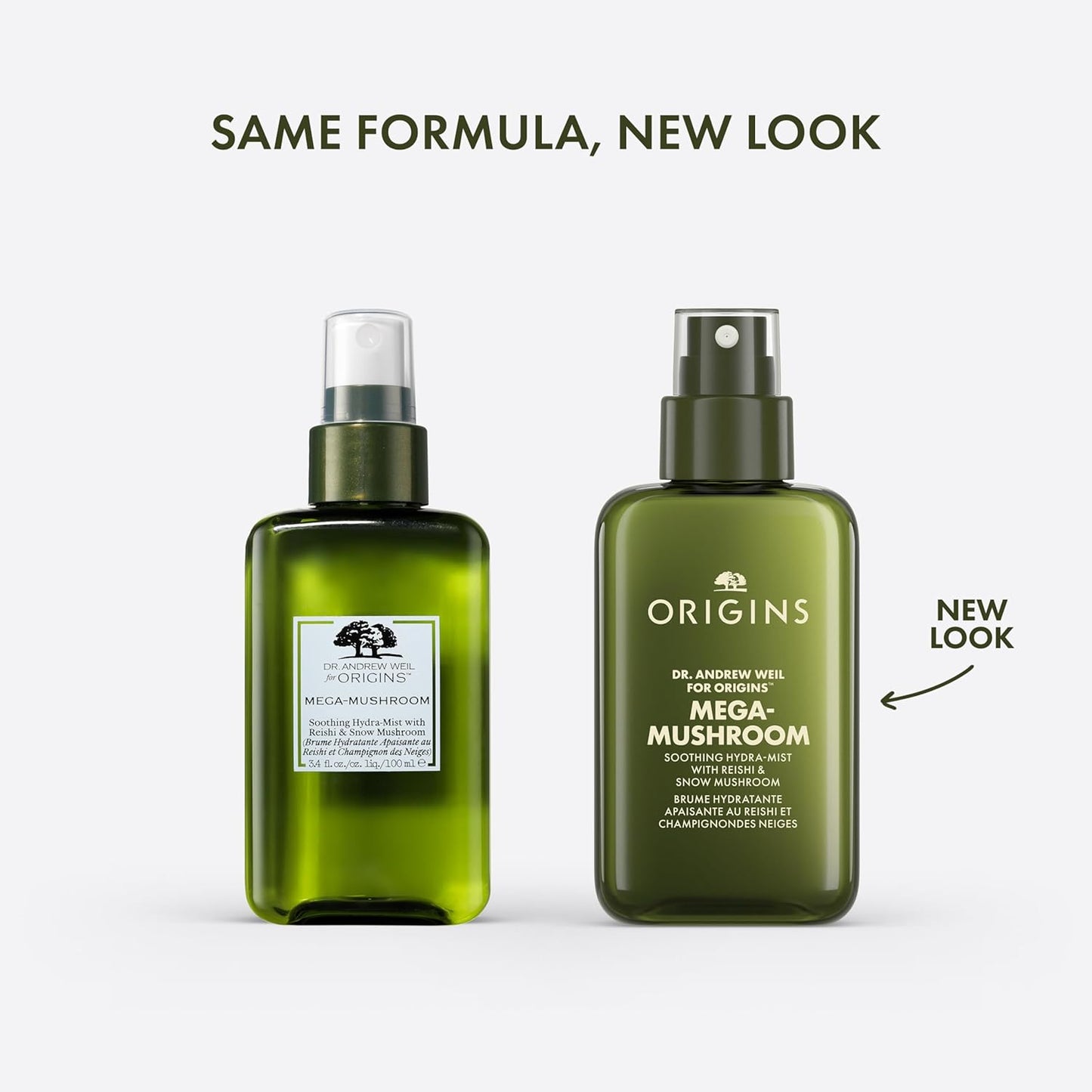 Origins Mega-Mushroom Soothing Face Mist | Plumps, Refreshes & Soothes | With Reishi & Snow Mushroom, 100 ml