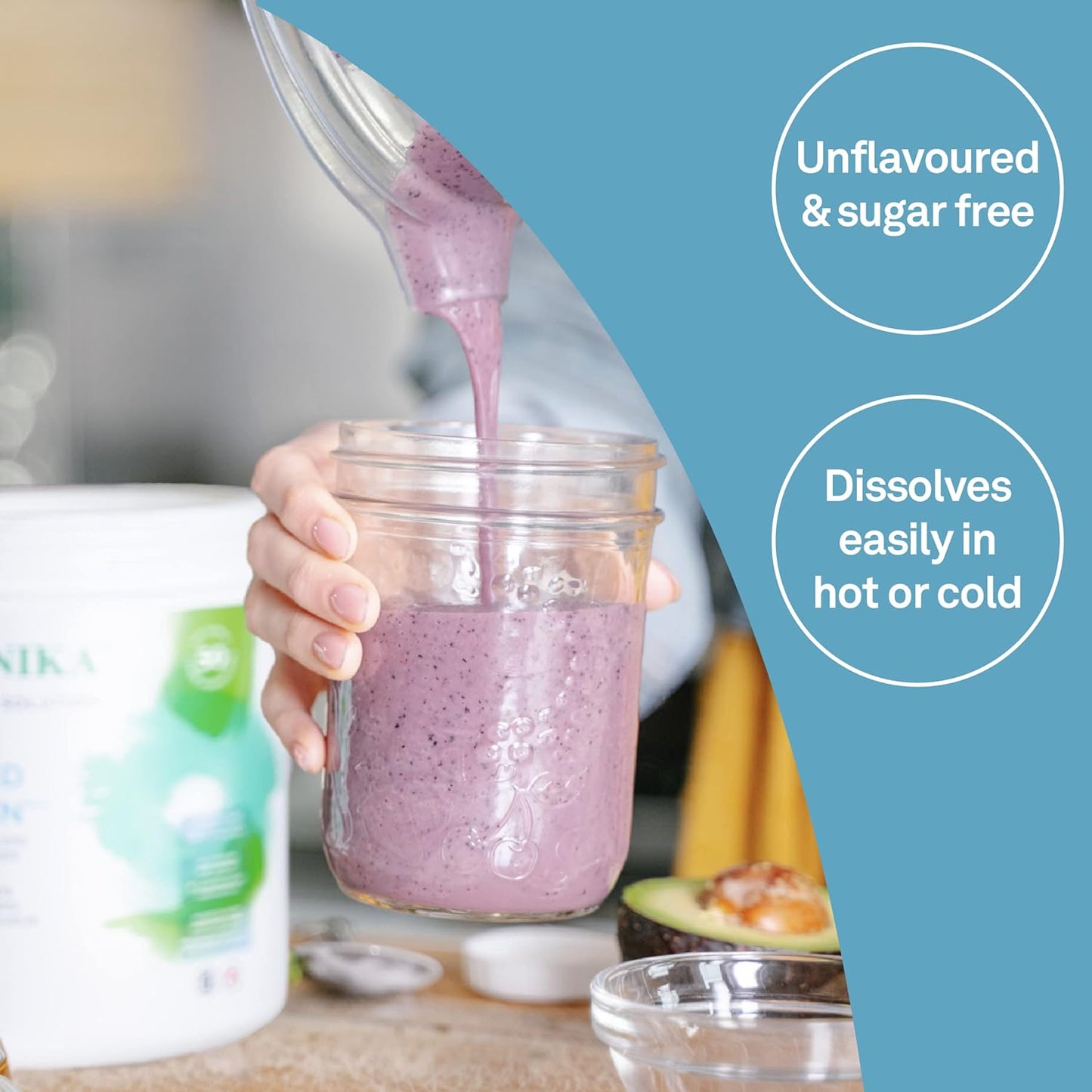 Organika Maca Certified Organic Powder- Gelatinized for High Bioavialability, Hormone Balance & Enhanced Collagen Peptides Protein Powder For Healthy Hair, Skin, Nails