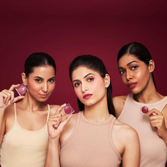 Colorbar Sinful Lip N Cheek Mousse Tint - 粉狀霧面腮紅,適用於臉頰和有色潤唇膏 - 二合一輕盈配方 - 007 Nude Moc - 4 克