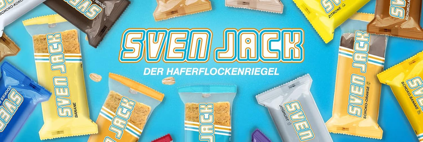 SvenJack Oat Bar Yoghurt - Pack of 1 × 125g - Original Oatmeal Energy Bar with Long‑Chain Carbohydrates, Less Sugar & More Energy for Everyday Use, Fitness Cake & Oatmeal Snack