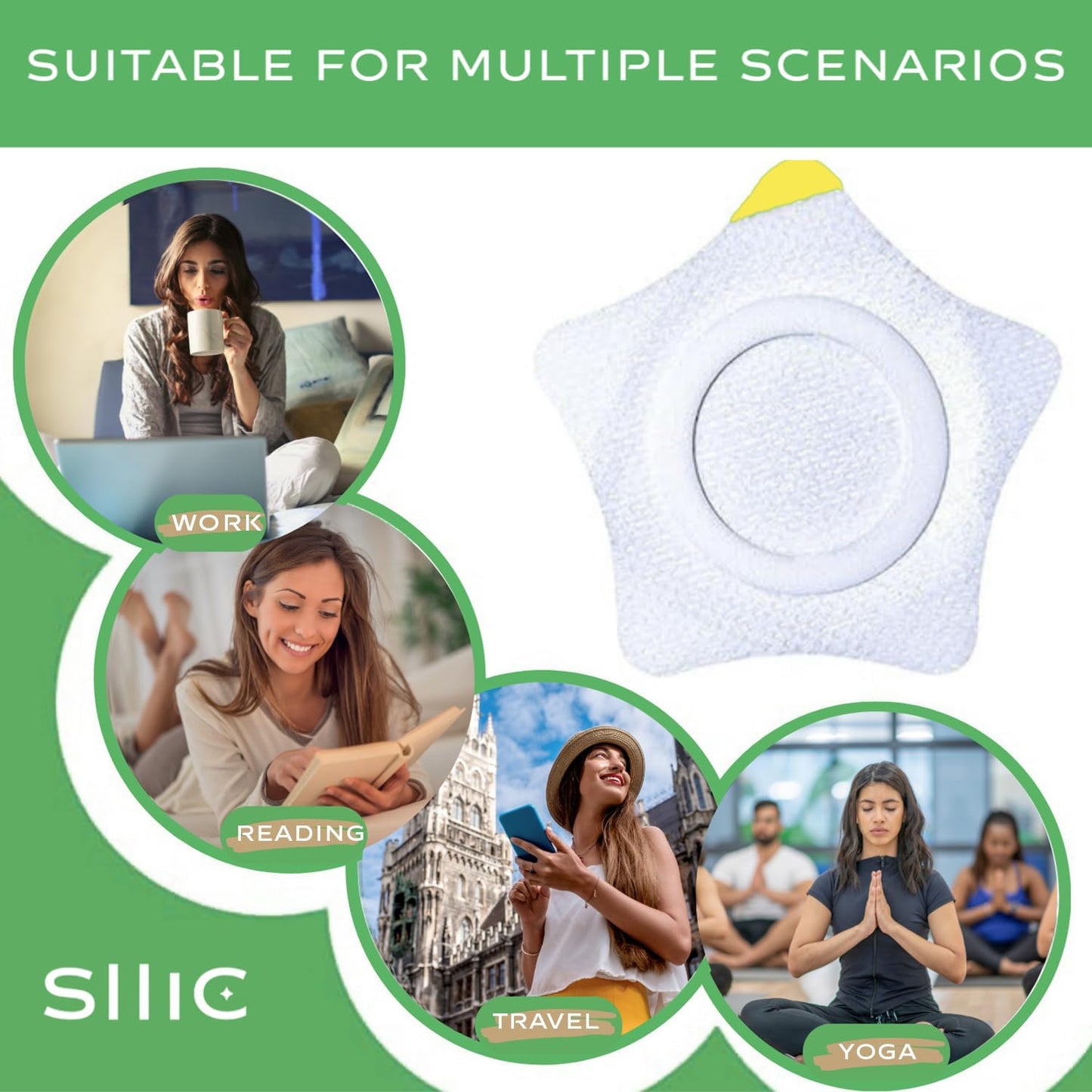 Sllic® CorePatch - 70pcs Premium Castor Oil Belly Button Patches - 70 Pcs, 2 Packs | Convenient, Disposable Non Leaking & Mess-Free Application Castor Oil Pack Wraps | Effective for Tummy, Abdomen & Overall Wellness [Cas…