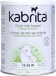 Kabrita Goat Milk-Based Toddler Nutrition Drink - Easy to Digest - 12-36 Months - Contains Vitamin D, Iron, DHA, Non-GMO - Gentle on Sensitive Tummies - Supports Gut Health & Immunity - 800g