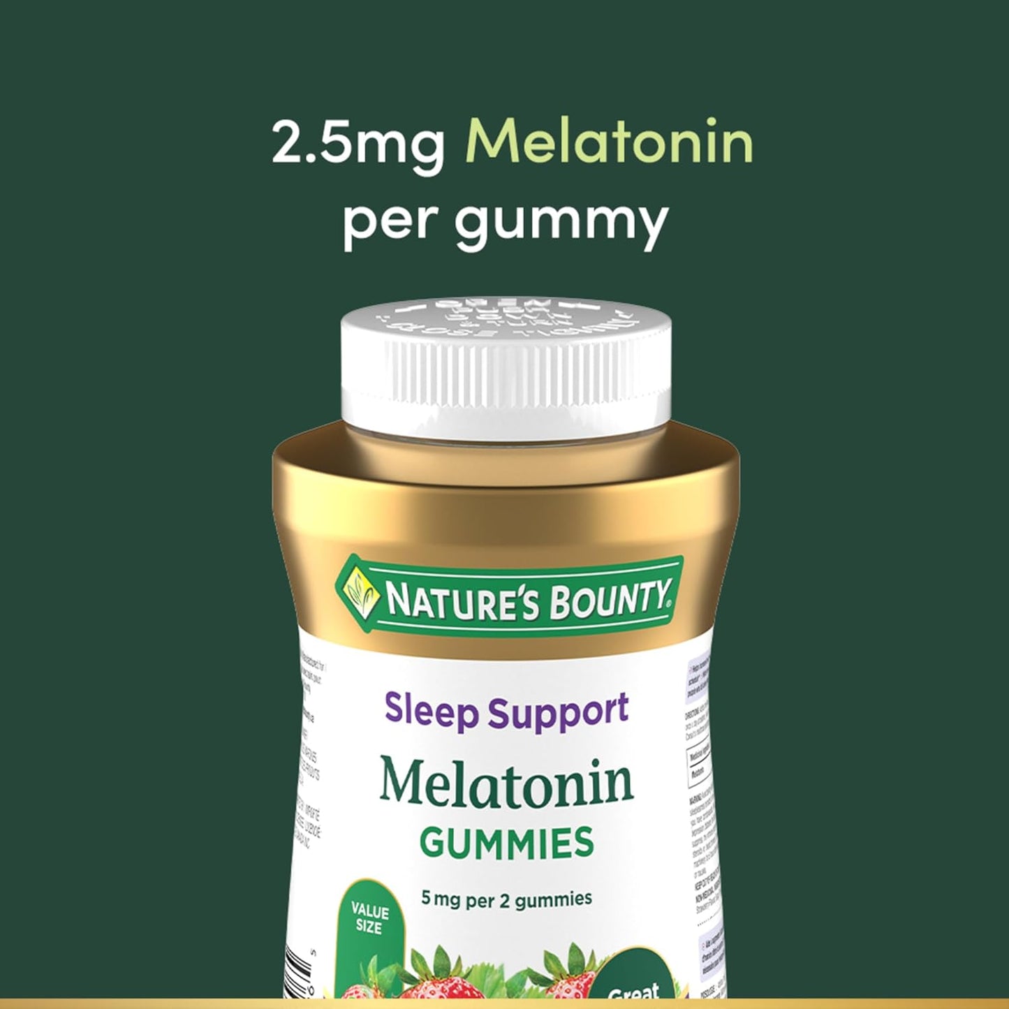 自然之寶褪黑素軟糖,幫助重置睡眠-覺醒週期,幫助增加總睡眠時間,幫助減少入睡時間,幫助減輕時差影響,草莓味,超值裝,300克