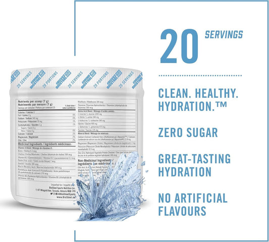 Biosteel Hydration Mix, White freeze, 140 gram