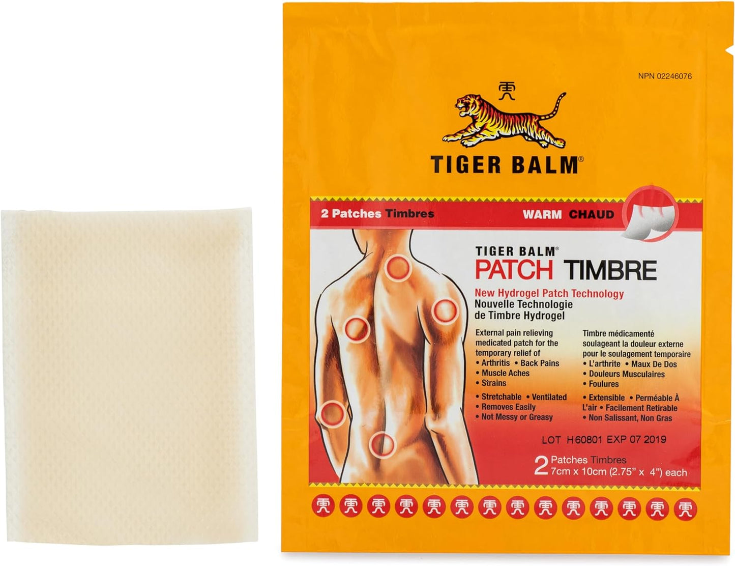 Tiger Balm Pain Relieving Patch