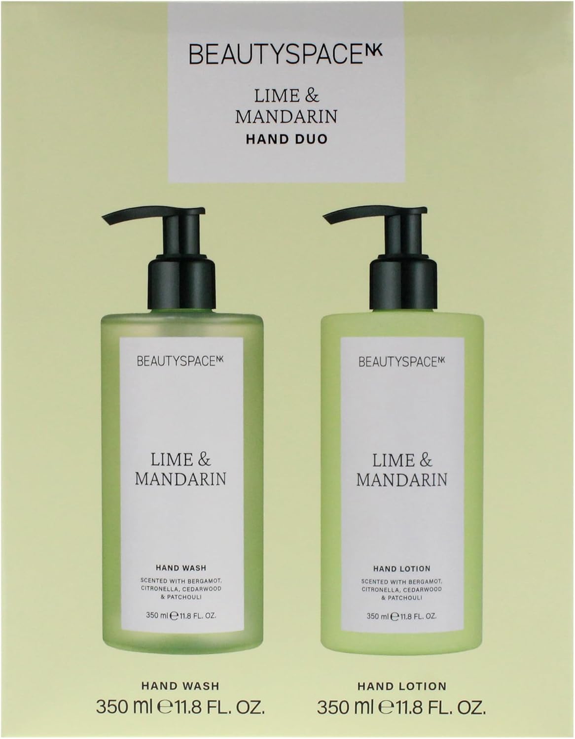 BeautySpace Beauty Space 护手霜二合一 - 柠檬和柑橘 11.8 盎司护手霜,11.8 盎司洗手液,男女通用 2 件
