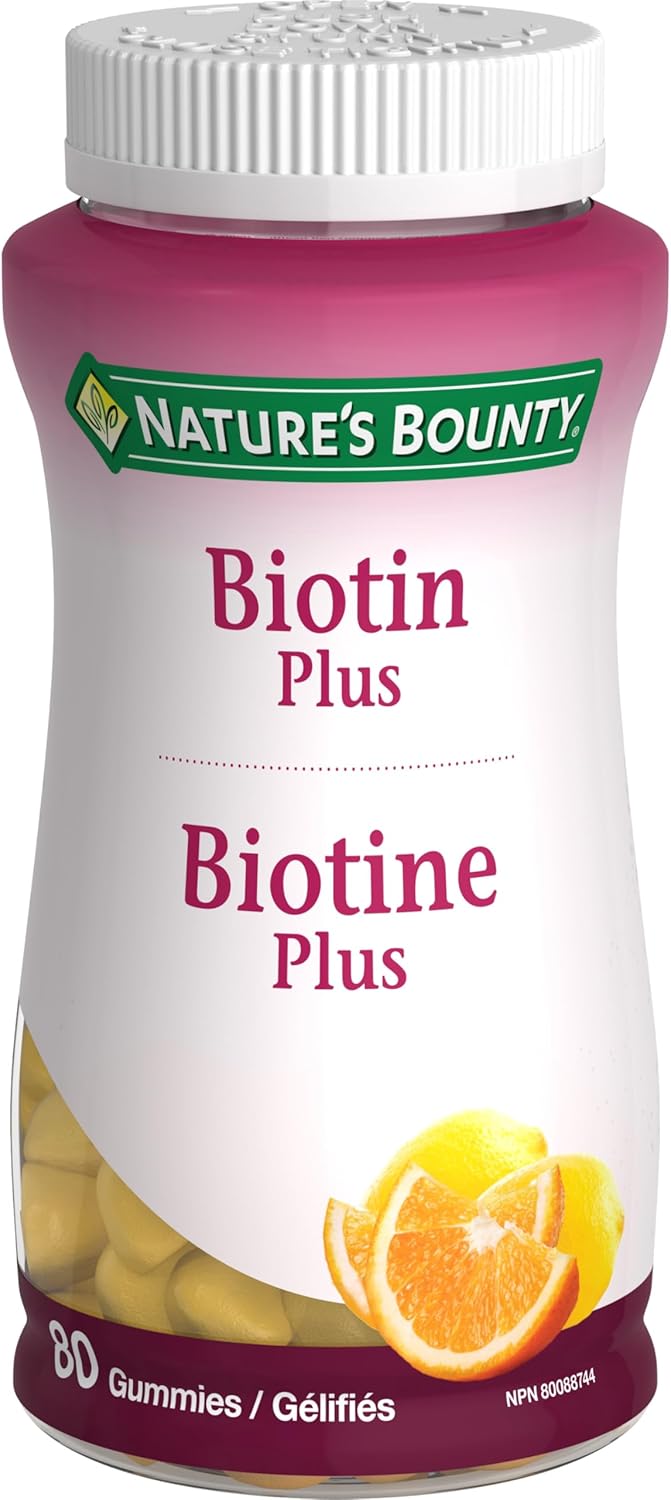 NATURE'S BOUNTY Biotin Plus Vitamin C & E, Helps Maintain Health Of Normal Hair And Skin, Ummies, 200 g