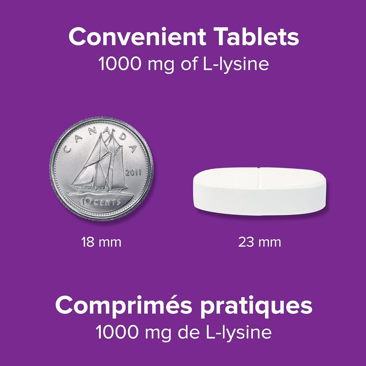 Webber Naturals L-賴氨酸 1000 毫克,60 片,預防唇皰疹,純素