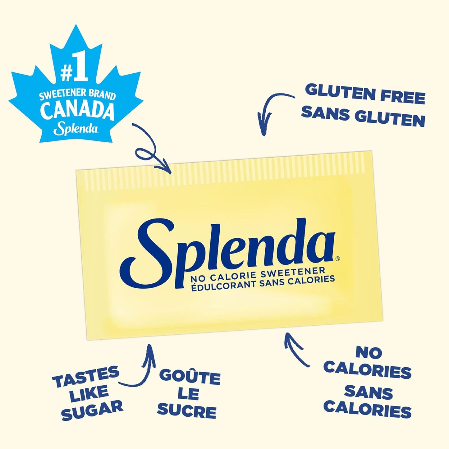 SPLENDA No Calorie Sweetener, 200 Count Packets
