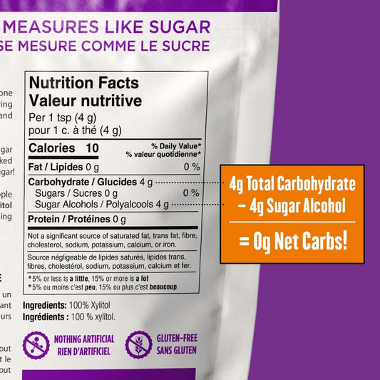 Krisda Xylitol Spoonable Natural Sweetener, 454 grams