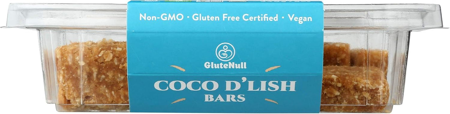 Glutenull Bakery 有机 Coco D'Lish 棒 - 生食,240 克(包装可能有所不同)
