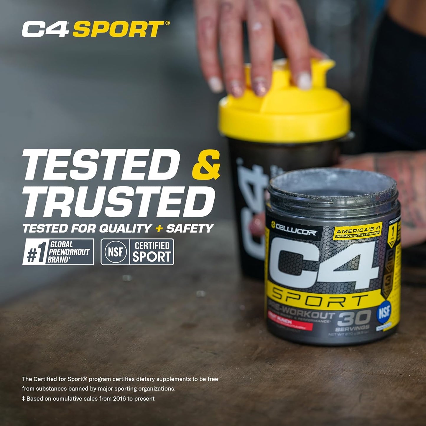 C4 Ripped Sport 草莓西瓜味运动前粉,Informed-Choice 认证运动前粉能量运动前粉,芒果汁蜜