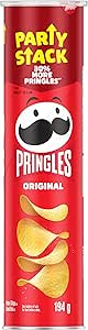 Pringles Mega Can Original Flavour Potato Chips, 194 Grams