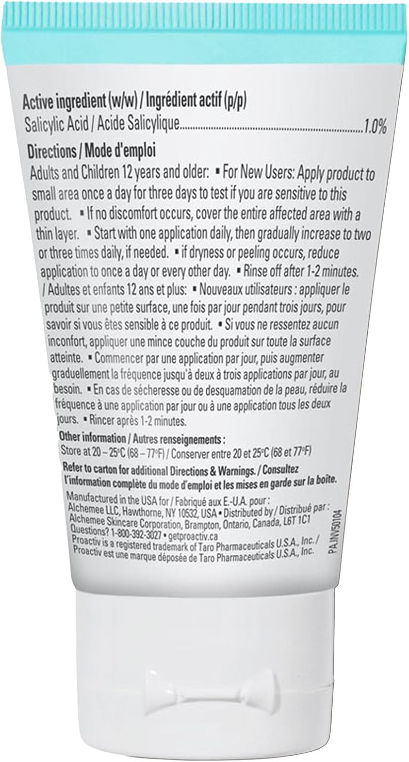 Proactiv+ 柔滑 BHA 洁面乳,6 盎司,无香型祛痘,适合所有肤质,1% 水杨酸洁面乳,含舒缓芦荟成分