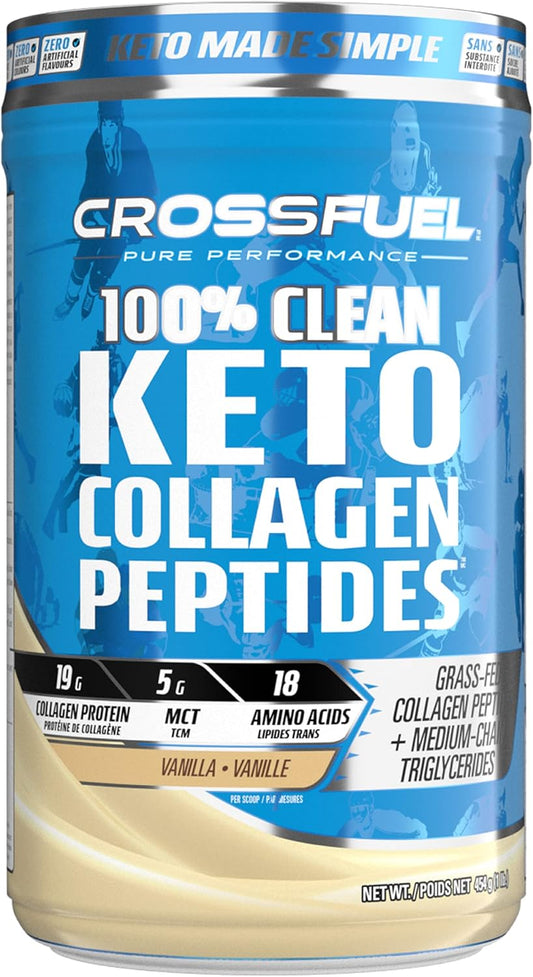 100% Clean Keto Collagen Peptides (Vanilla)