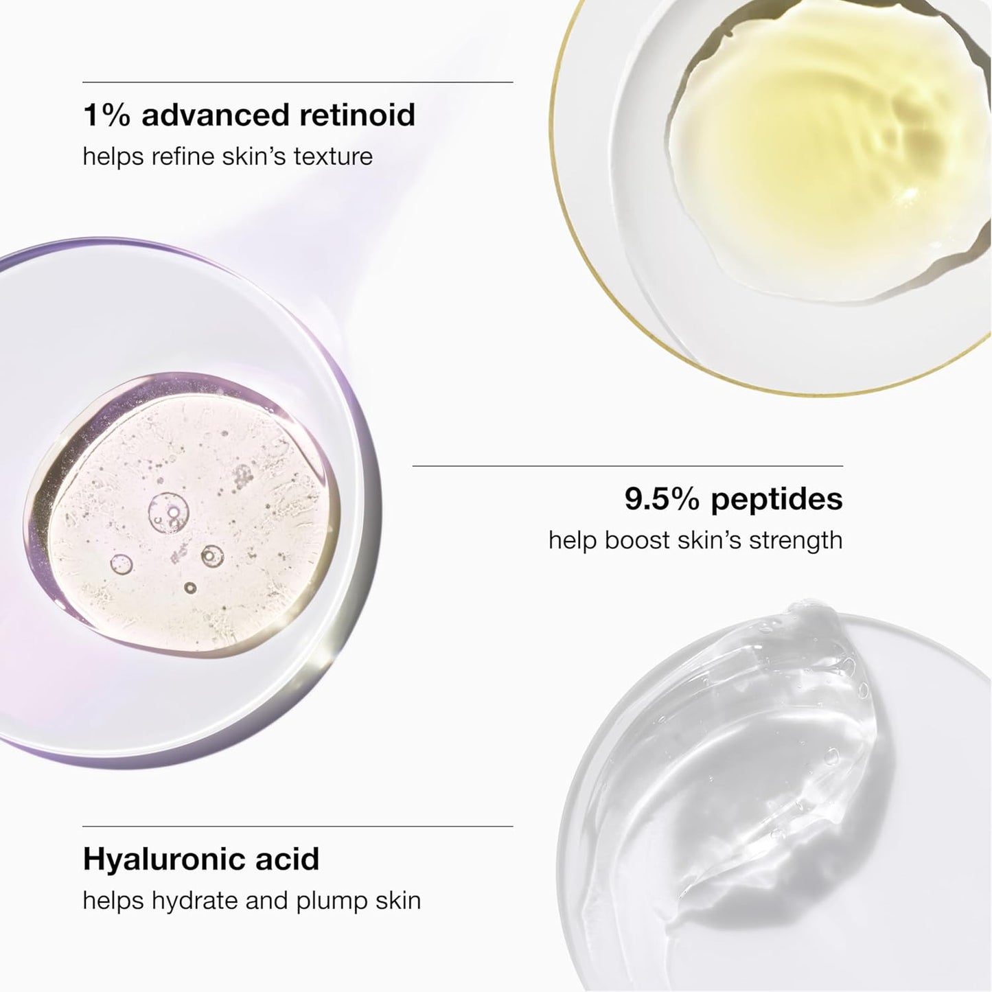 Clinique Smart Clinical Repair Wrinkle Correcting Face Serum With Hyaluronic Acid, Peptides + Advanced Retinoid Serum | Anti-Aging + Hydrating, Mini Travel Size, 10ml