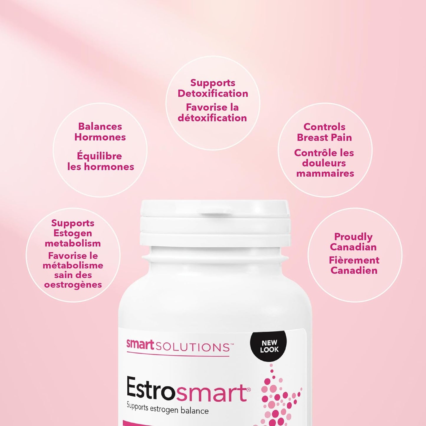 智選方案 Estrosmart 素食膠囊,平衡荷爾蒙,促進雌激素代謝,緩解乳房疼痛。蘊含 D-葡萄糖酸鈣和 DIM,不含麩質、大豆,不含人工防腐劑或甜味劑…