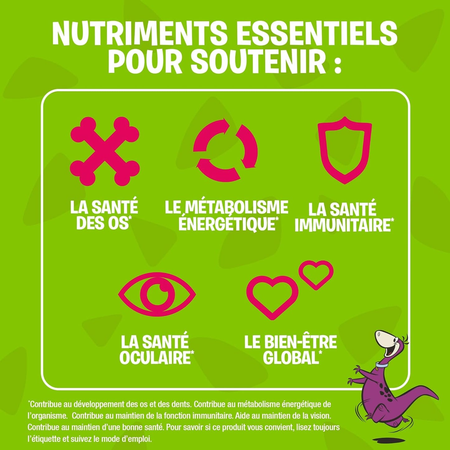 FLINTSTONES 儿童复合维生素咀嚼片,不含阿斯巴甜,含维生素 A、C6、B12、C、D、e 和钙,150 粒