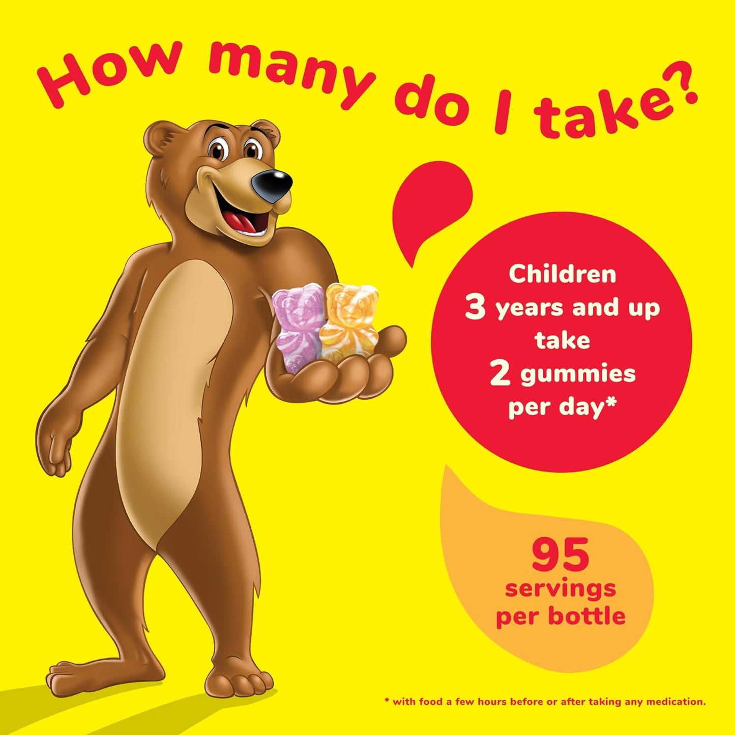 L'IL CRITTERS 免疫 C Plus 鋅軟糖維生素,天然色素和香料,190 粒