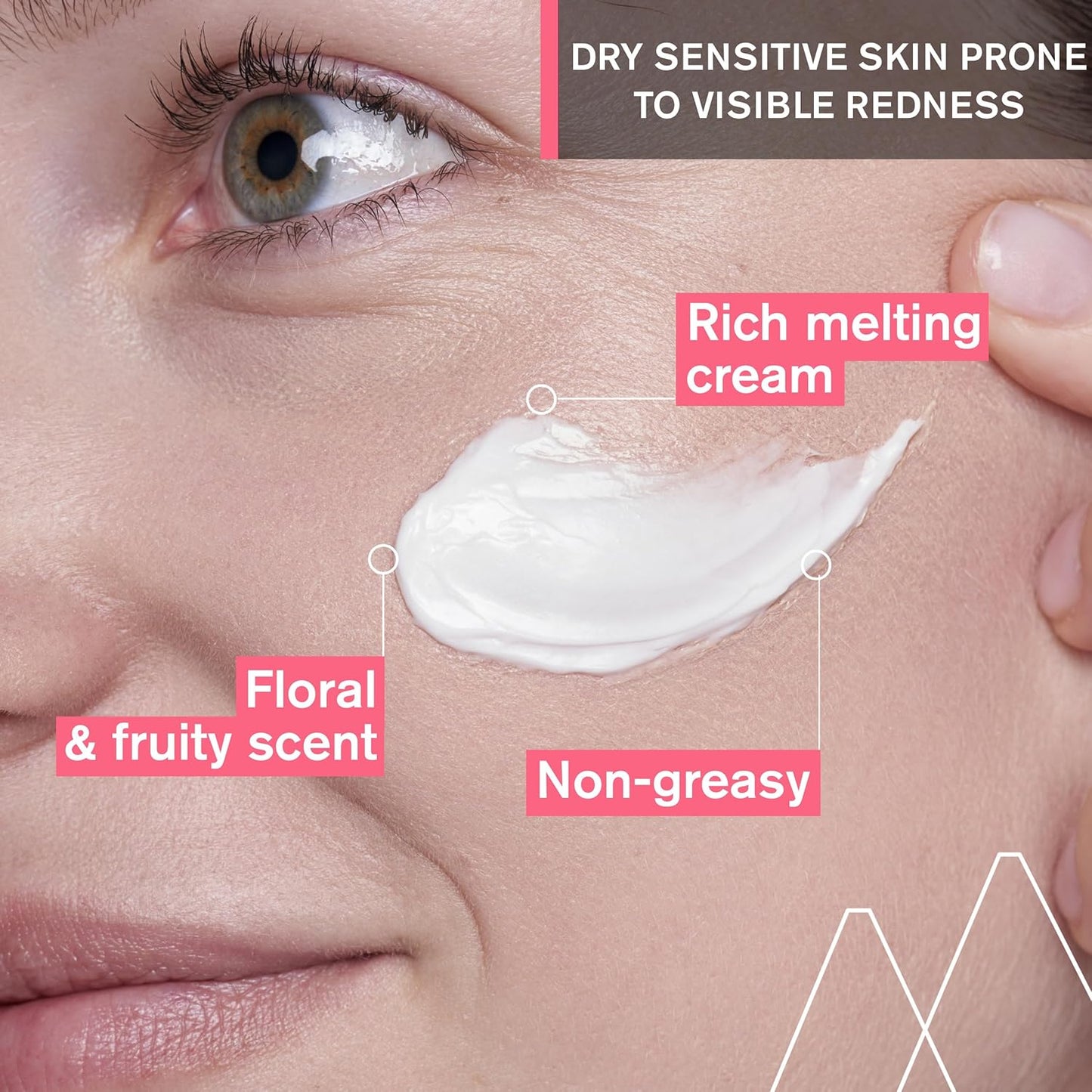 Uriage Roseliane Anti-Redness Rich Face Cream 1.7 fl.oz. | Hydrating Moisturizer for Sensitive Skin Prone to Redness | Skincare Treatment that Inhibits the Key Factors that Cause Rosacea/Couperose