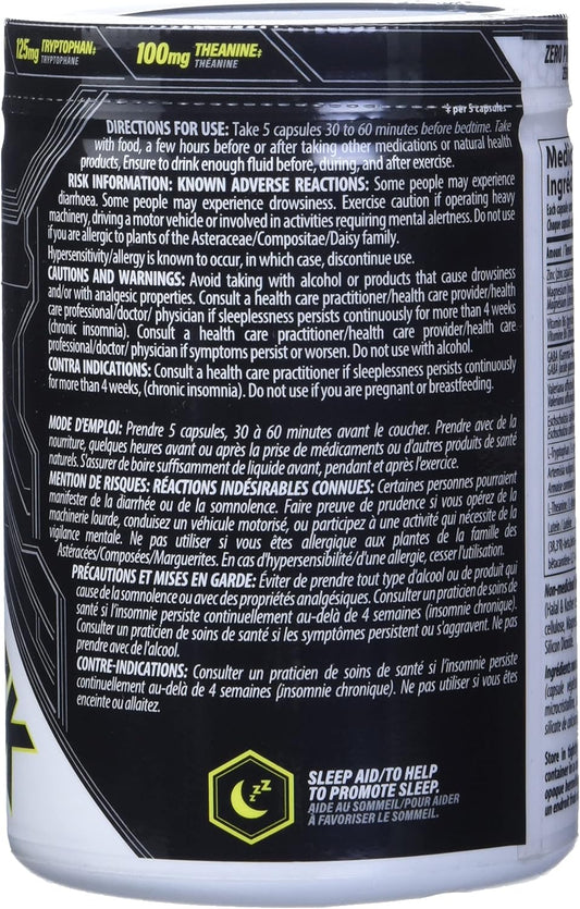 Nutrabolics Sleep Hack 120粒膠囊 - 助眠劑,讓您睡得更深更安穩,GABA,纈草